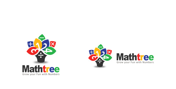 Шаблон логотипа на тему графика