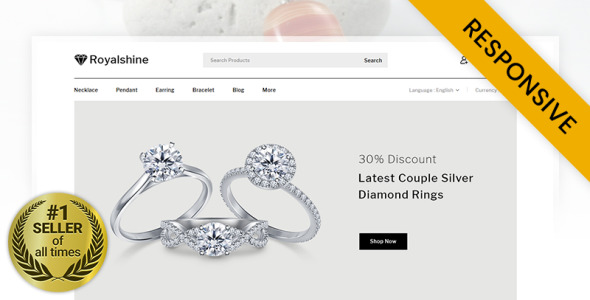 тема ювелирного магазина prestashop