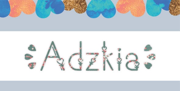 Шрифт на тему графика