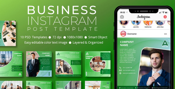 Шаблон для соцсетей на тему графика