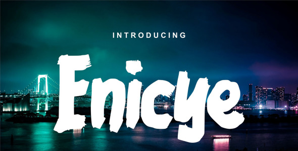 Шрифт на тему графика