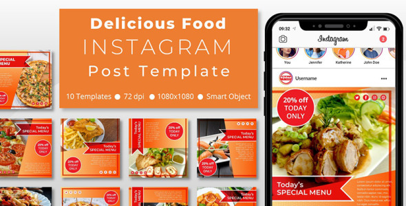Шаблон для соцсетей на тему графика