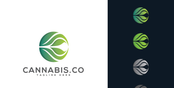 Шаблон логотипа на тему графика