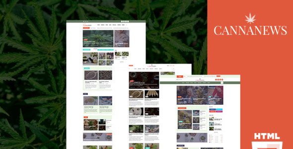 каннабис онлайн журнал html5 шаблон сайта