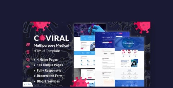 19 Prevention Website Template