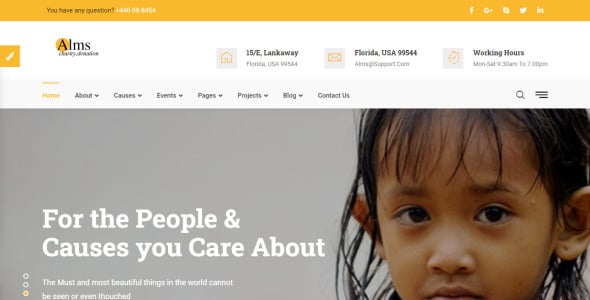 благотворительный шаблон сайта bootstrap