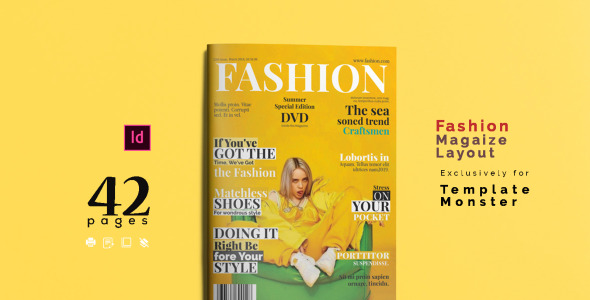 Magazine Template на тему дизайн студия