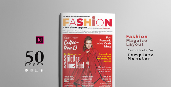 Magazine Template на тему графика Magazine Template на тему графика