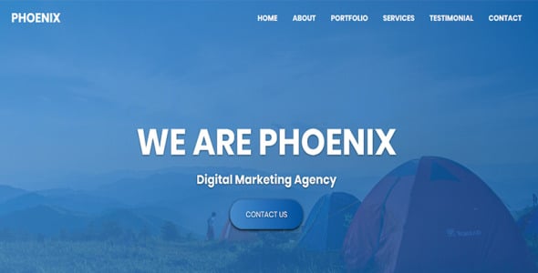 Multipurpose HTML Landing Page Template