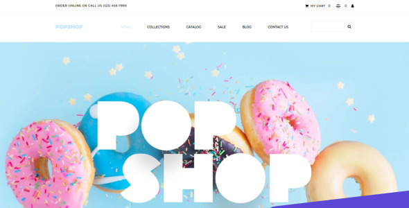 шаблон электронной коммерции sweet shop motocms