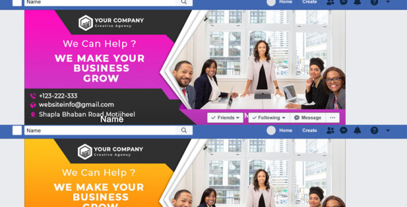 Шаблон для соцсетей на тему графика