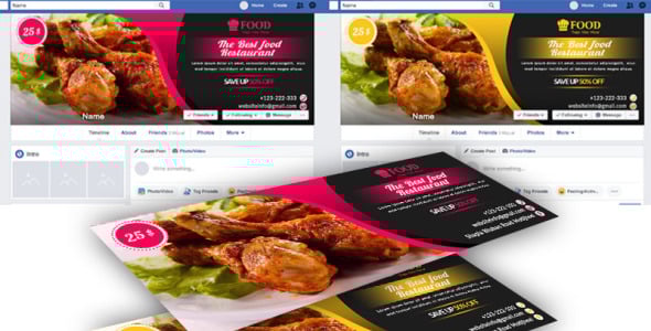 Шаблон для соцсетей на тему графика