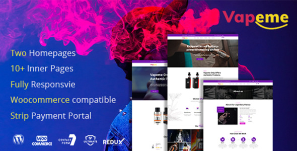 современная тема vape shop wordpress