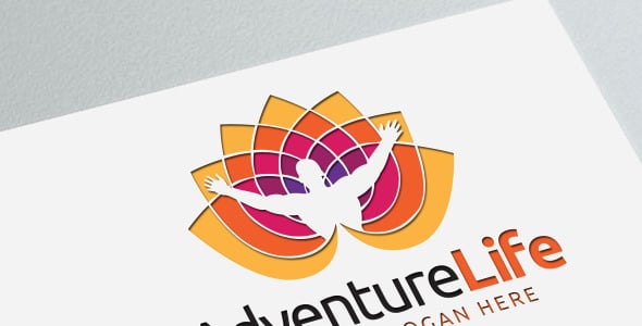 Шаблон логотипа на тему графика