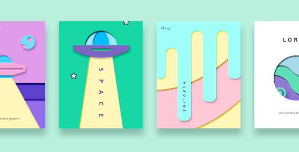 Фирменный стиль на тему графика