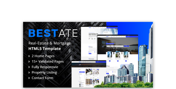 недвижимость html5 шаблон сайта
