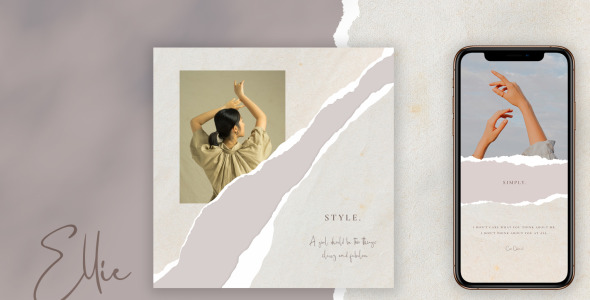 Шаблон для соцсетей на тему графика