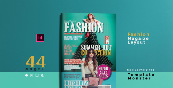 Magazine Template на тему графика
