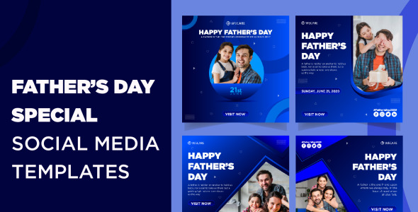 Шаблон для соцсетей на тему графика