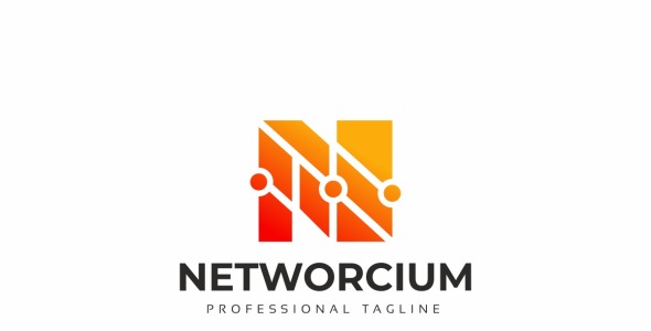 Шаблон логотипа на тему графика