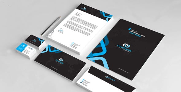 Фирменный стиль на тему графика