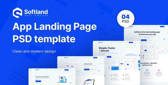 PSD шаблон на тему компания по разработке по