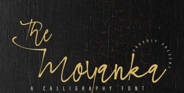 Шрифт на тему графика