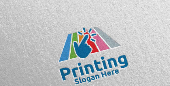 Шаблон логотипа на тему графика