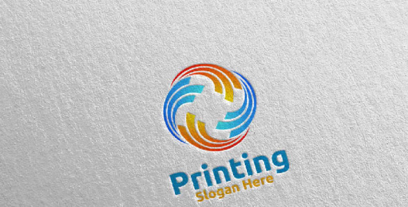 Шаблон логотипа на тему графика