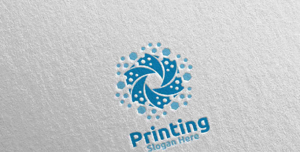 Шаблон логотипа на тему графика