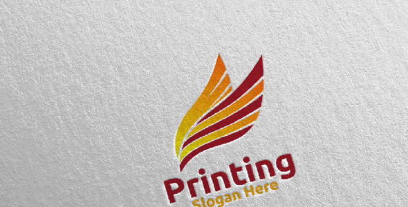 Шаблон логотипа на тему графика