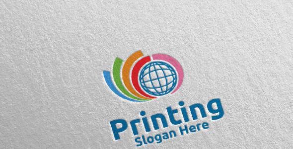 Шаблон логотипа на тему графика