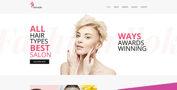 салон красоты moto cms 3 шаблон