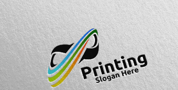 Шаблон логотипа на тему графика