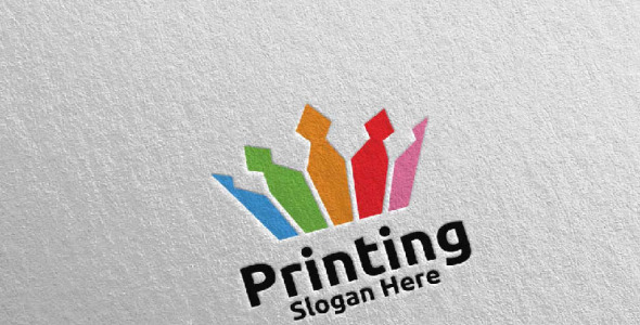 Шаблон логотипа на тему графика