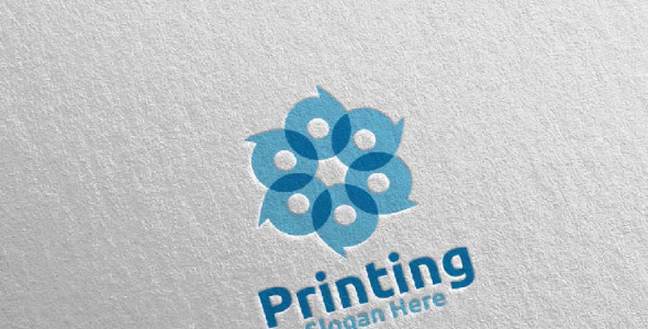 Шаблон логотипа на тему графика