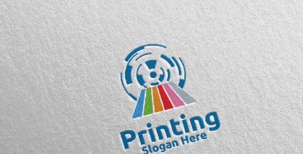 Шаблон логотипа на тему графика