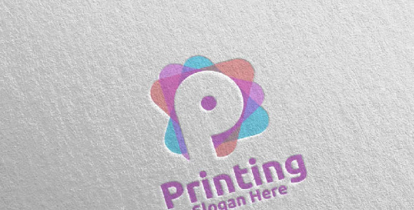 Шаблон логотипа на тему графика