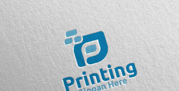 Шаблон логотипа на тему графика