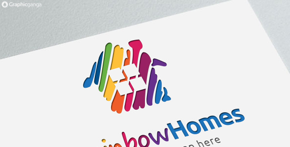 Шаблон логотипа на тему графика