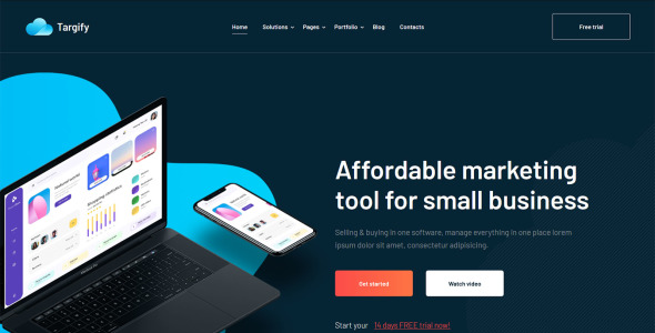 автоматизация маркетинга saas wordpress тема