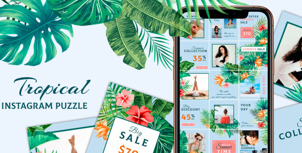 Шаблон для соцсетей на тему графика