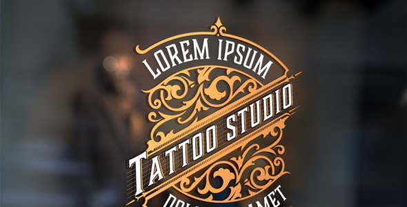 Шаблон логотипа на тему графика