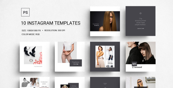 Шаблон для соцсетей на тему графика