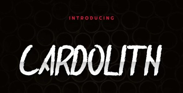 Шрифт на тему графика