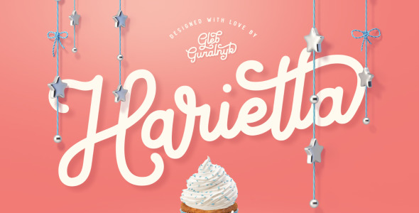 Шрифт на тему графика