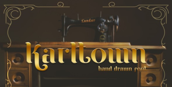 Шрифт на тему графика