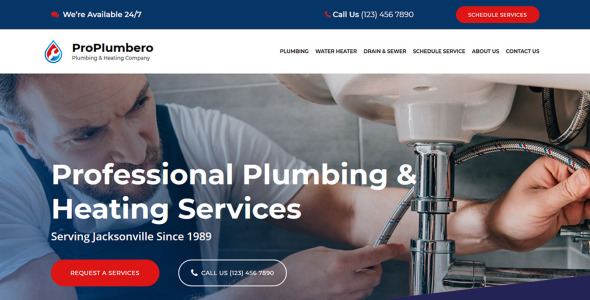 plumbing &amp; heating company moto cms 3 шаблон