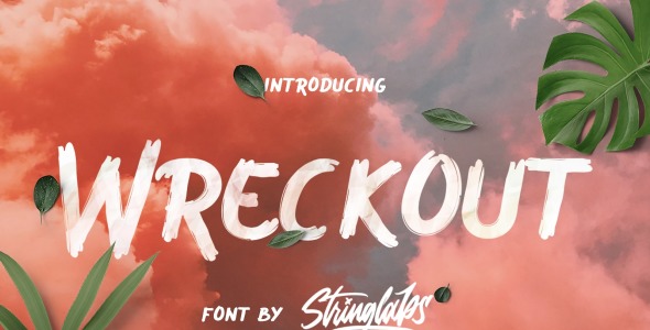 Шрифт на тему графика