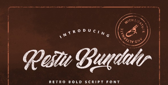 Шрифт на тему графика